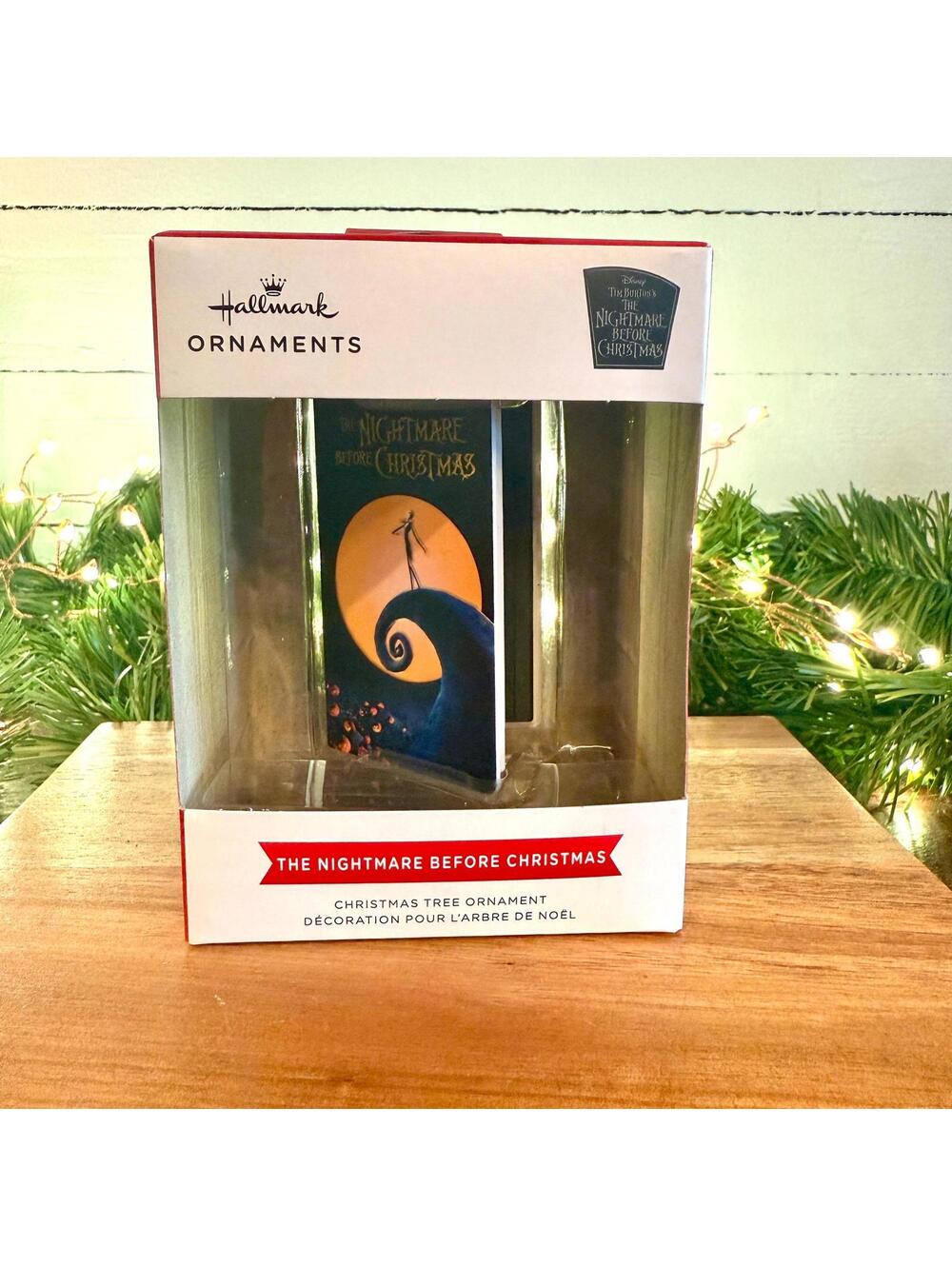 Nightmare Before Christmas - Retro Video Tape Ornament - Hallmark - NRFB